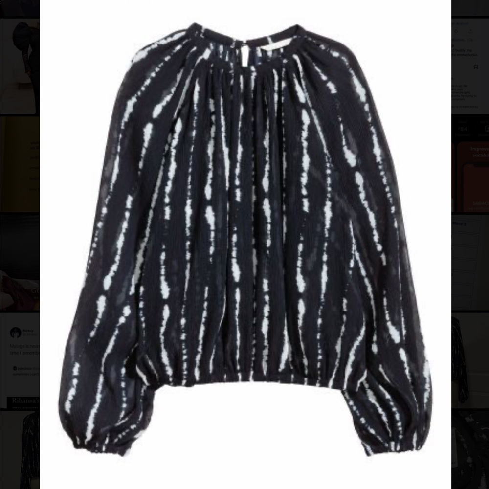 H&M Balloon Sleeve Blouse